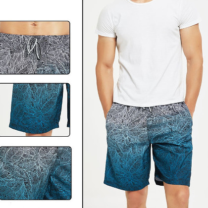 男性水着 グラデーション色 快適 スイムウェア サーフパンツ カジュアル 海水パンツ メンズ